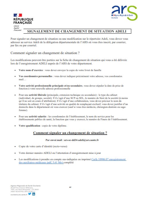 Courrier ARS Occitanie page 2